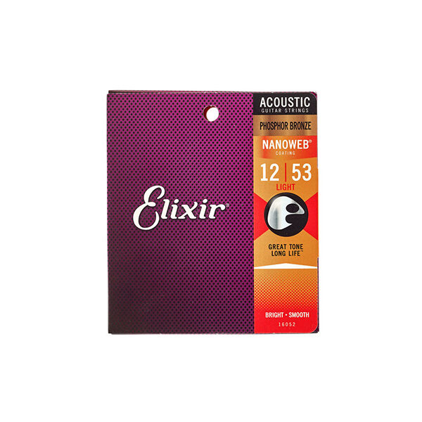Elixir Nanoweb Light 012-053 Phosphor Bronze
